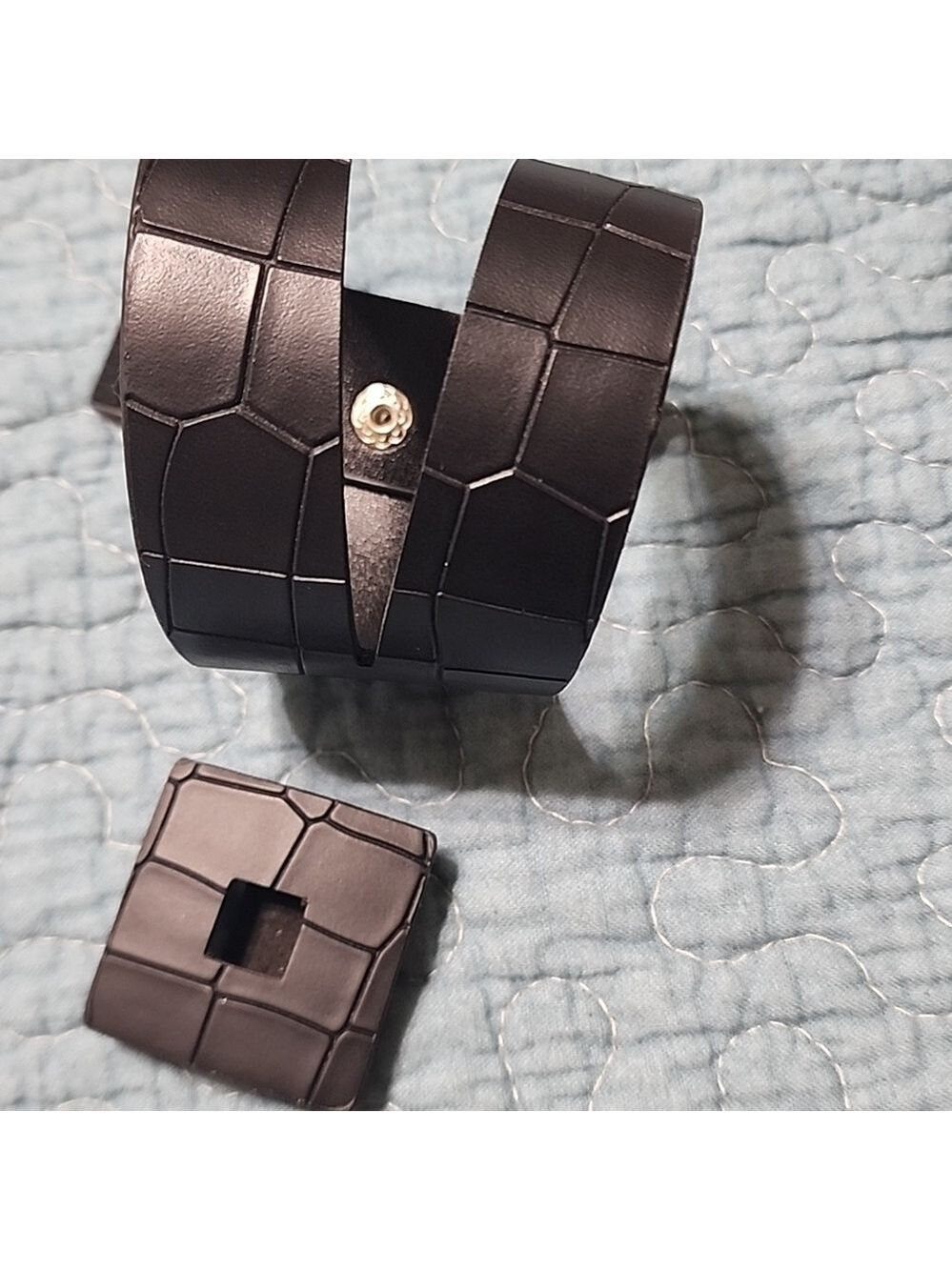 Leather Bracelet &  Ring Set